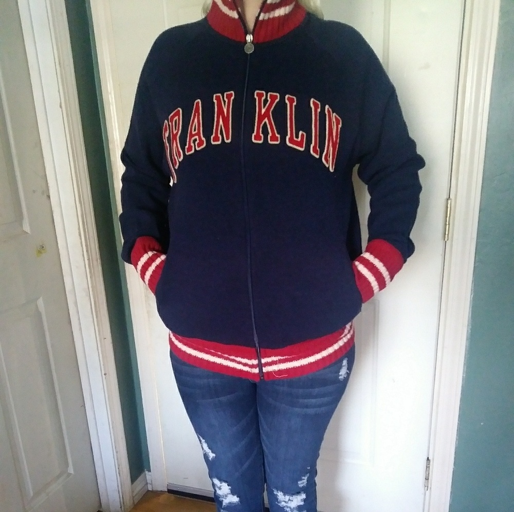 Franklin & Marshall Medium Varsity Sweater mens